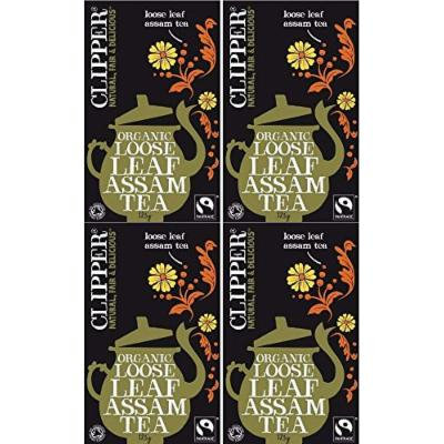 (4 PACK) - Clipper - Organic Assam Tea | 125g | 4 PACK BUNDLE