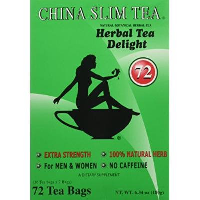 China Slim Tea Extra Strength For Men and Women 72 Tea Bags by China Slim