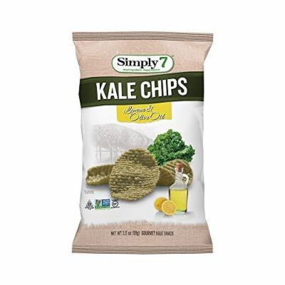 Simply 7 Chips,Kale,Lemon Olive Oil 3.5 Oz (Pack Of 12)