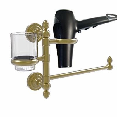 Allld|#Allied Brass DT-GTBD-1-SBR Dottingham Collection Hair Dryer Holder and Organizer,