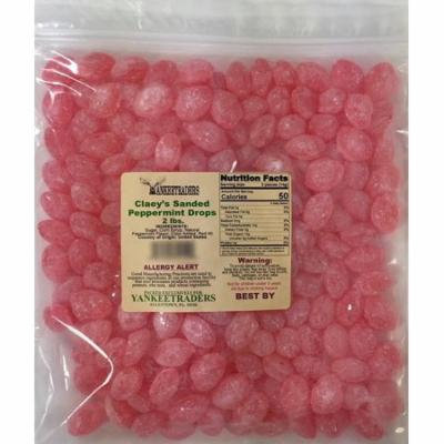Claeys Sanded Peppermint Candy Drops - 4 lbs.