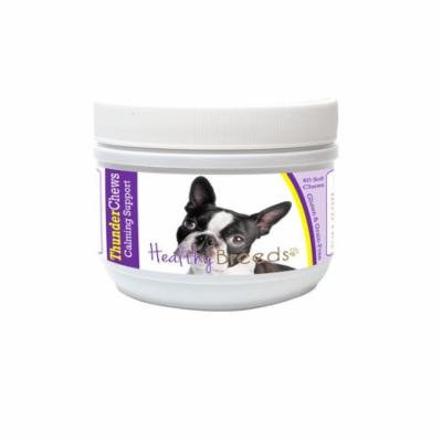Healthy Breeds ThunderChews Dog Calming Chews for Boston Terrier, Anxiety Support, Easier than Pills or Tablets, Tastes like a Treat, 60 Count