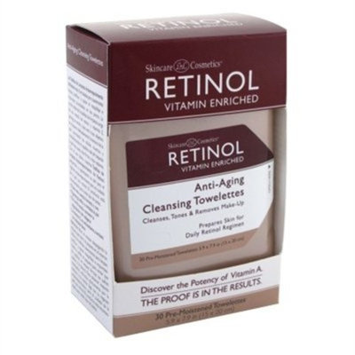 Skincare Retinol Anti-Aging Cleansing Towelettes 30'S (3 Pack)