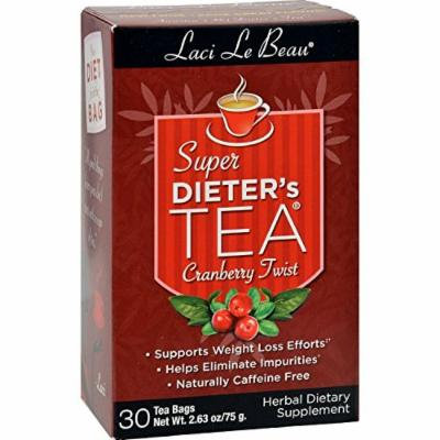 Laci Le Beau Super Dieter's Tea Cranberry Twist -- 30 Tea Bags by Laci LeBeau