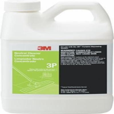 3M® Neutral Cleaner Concentrate 3P, Fresh, 1.9 Liters, 6/Case