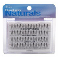 Ardell Duralash Naturals Flare Long Black (56 Lashes) (3-Pack) with Free Nail File by Ardell