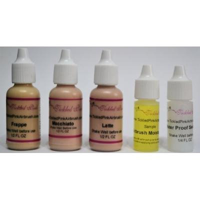 Tickled Pink Airbrush Aloe Foundation Light Sample Pack by Tickled Pink Airbrush