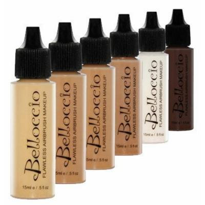 Belloccio Tan Color Shades Airbrush Makeup Foundation Set by Belloccio