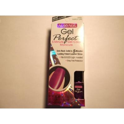 Nutra Nail Gel Perfect Purple Luxe 12331 Activator 0.25 Fl Oz, Gel-color 0.17 Fl Oz, Brush Cleaner 0.17 Fl Oz by Nutra Nail