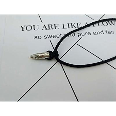 Generic Wu_Jing_same_paragraph_ pendant necklace lettering man boy men simple _boyfriend_Tanabata_Valentine_ gift