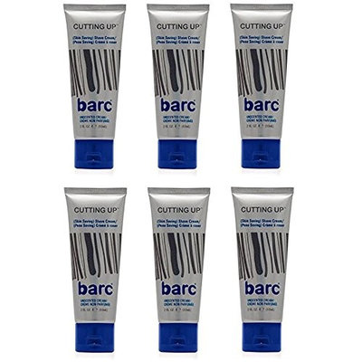 Barc Cutting Up, Unscented Shave Cream, 2 Oz (Pack of 6) + FREE Scunci Black Roller Pins, 18 Pcs