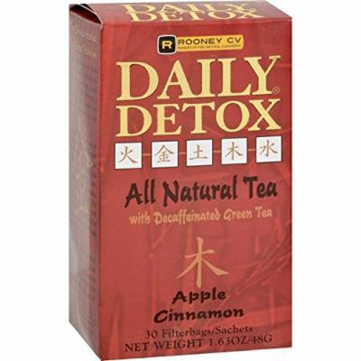 Wellements Rooney CV Daily Detox All Natural Decaffeinated Tea Original - 30 Sachet pack of -1 by Daily Detox