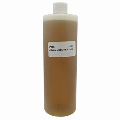 16 oz - Bargz Perfume - Jovan Musk Body Oil For Men Scented Fragrance