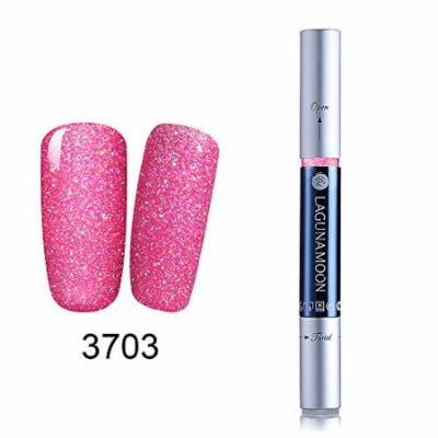 Gel Polish Pen Soak Off UV LED Color Gel with Built-in Nail File (no acetone needed for removal) 3703