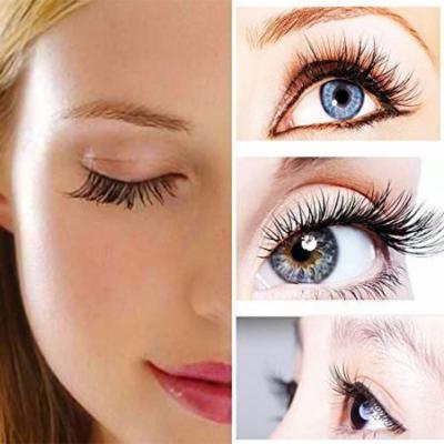 2Sets/8Pcs Triple Magnetic False Eyelashes (Clue Free)–Natural Ultra Thin 3D Reusable Fiber Fake Lashes Extension Makeup, Handmade Fiber