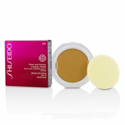 Shiseido Sheer & Perfect Compact Foundation SPF 21 (Refill) - # B60 Natural Deep Beige - 10g/0.35oz