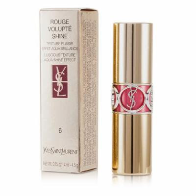 Yves Saint Laurent Rouge Volupte Shine - # 6 Pink In Devotion/ Pink Safari - 4.5g/0.15oz