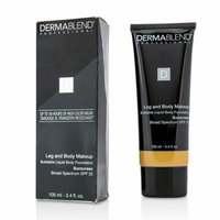 Leg and Body Make Up Buildable Liquid Body Foundation Sunscreen Broad Spectrum SPF 25 - #Medium Gold