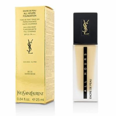 Yves Saint Laurent All Hours Foundation SPF 20 - # BD25 Warm Beige - 25ml/0.84oz