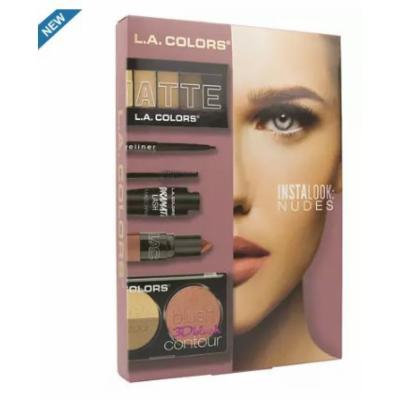 L.A. Colors Instalook 20 Piece Eyeshadow/Eye Liner, Nude 1 Count (pack of 2)
