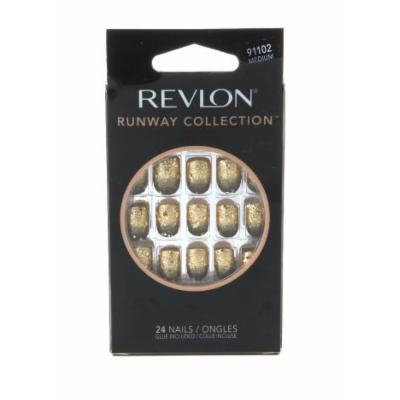 2 pack of Revlon Runway Collection,Starlet, Medium Length Nails in 12 Sizes