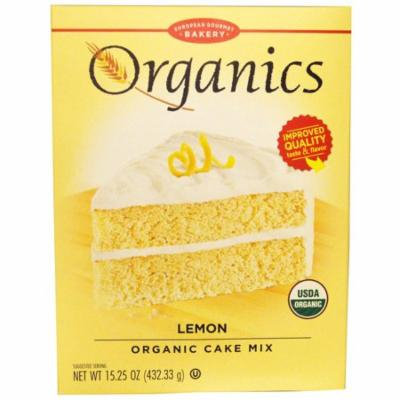 European Gourmet Bakery, Organics, Cake Mix, Lemon, 15.25 oz (pack of 2)