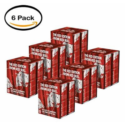 PACK OF 6 - Red Bull The Red Edition Cranberry Energy Drink, 8.4 fl oz, 4 CT