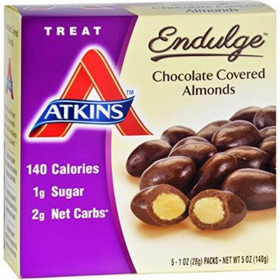 Atkins Endulge Pieces - Chocolate Covered Almonds - 5 ct - 1 oz by Atkins