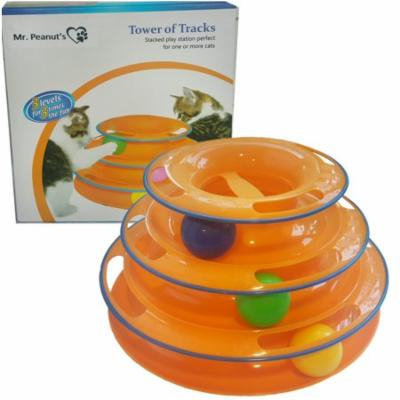 Mr. Peanut's Pet Interactive Track Ball Tower (Orange)