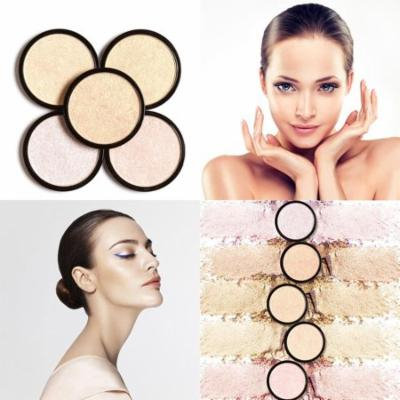 Highlighter Single Brightening Face Squeezed Highlighter Powder Face Shimmer Makeup Tool HDPML