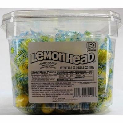 Product Of Ferrara Pan, Lemonhead Lemon Flavor Candy - Jar, Count 150 - Sugar Candy / Grab Varieties & Flavors