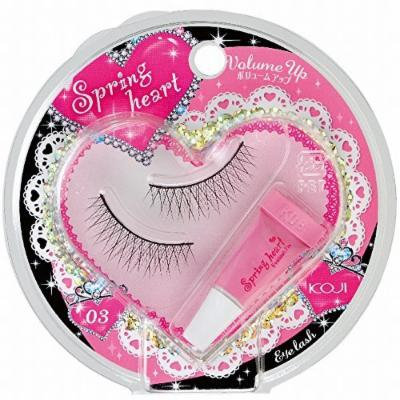 KOJI Spring Heart False Eyelashes, #3 Volume Up, 0.5 Pound by Koji