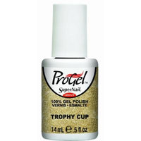 Supernail Gel Polish for Nails, Trophy Cup Glitter, 0.5 Fluid Ounce by Super Nail