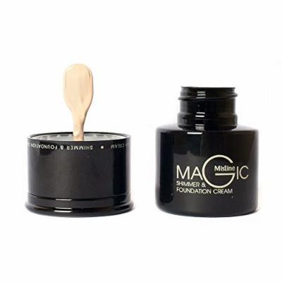 Mistine Magic Matte Look Makeup Face Foundation Cream F3 Dark Skin + Shimmer