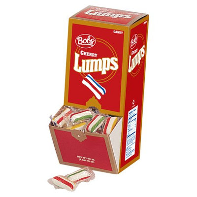 Bob's Hard Candy Lumps, Cherry Flavor, 42 Ounce Box, 12 Count