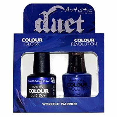 Artistic Nail Design - Duet Gel & Polish Duo - Workout Warrior - 15 mL / 0.5 oz each