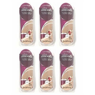 6x CoverGirl Ultrasmooth Foundation Plus Applicator 825 Buff Beige 0.85 Fluid Ounce 04621223