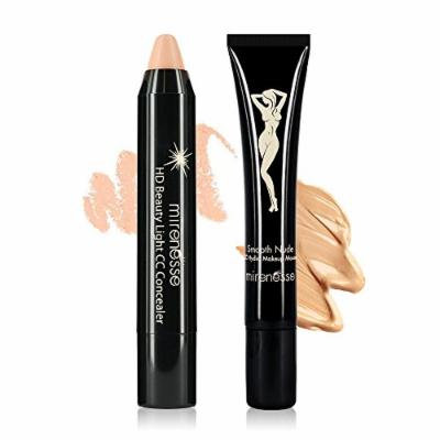 Mirenesse Cosmetics Cover All Mousse Foundation Duo - Medium