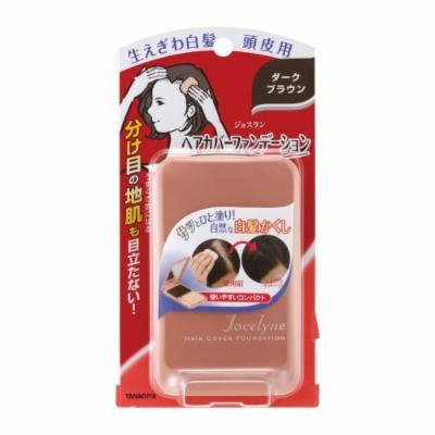 YANAGIYA Jocelyne Hair Cover Foundation Dark Brown 13g for Gray Hair by Yanagiya