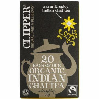 (10 PACK) - Clipper - Fairtrade Organic Indian Chai | 20 Bag | 10 PACK BUNDLE