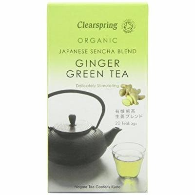 (3 PACK) - Clearspring - Ginger Green Tea | 40g | 3 PACK BUNDLE