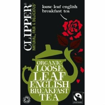 (12 PACK) - Clipper - Organic English Breakfast Tea | 125g | 12 PACK BUNDLE
