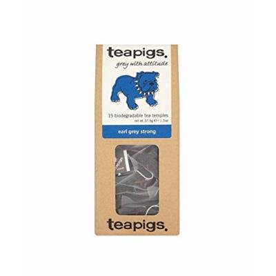 (12 PACK) - Teapigs Earl Grey Strong Tea Temples| 15 Bags |12 PACK - SUPER SAVER - SAVE MONEY