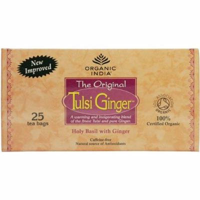 (12 PACK) - Organic India - Org Tulsi Ginger | 25 Bag | 12 PACK BUNDLE