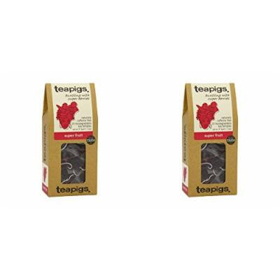(2 PACK) - Teapigs Super Fruit Tea| 15 Bags |2 PACK - SUPER SAVER - SAVE MONEY