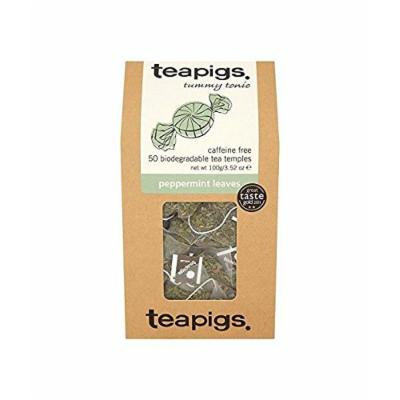 (6 PACK) - Teapigs Peppermint Leaf Tea Temples| 50 Bags |6 PACK - SUPER SAVER - SAVE MONEY