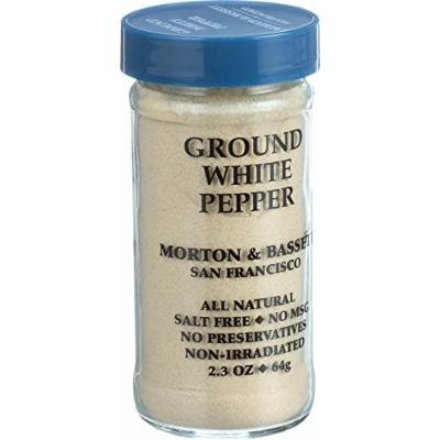 Morton and Bassett Seasoning - Pepper - Ground - White - 2.3 oz - Case of 3