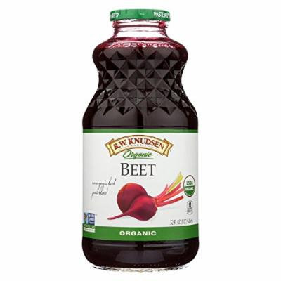 R.W. KNUDSEN, Juice, Og2, Beet, Pack of 6, Size 32 FZ, (Gluten Free GMO Free 95%+ Organic)