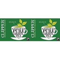 (2 Pack) - Clipper - Pure Green Tea | 80 Bag | 2 PACK BUNDLE