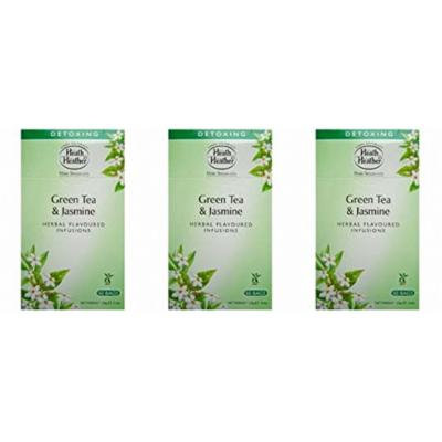 (3 PACK) - Heath And Heather - Green Tea & Jasmine Herbal Tea | 50 Bag | 3 PACK BUNDLE